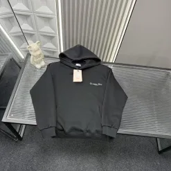 Hochwertige Dior-Sweatshirts im schwarzen Logo-Stil