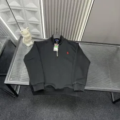 Premium Ralph Lauren Hoodie Schwarzes Logo Luxus
