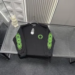 Premium Chrome Hearts Sweatshirts Schwarzes Logo Luxus