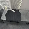 Premium Qualität Ralph Lauren Jacken Schwarz Strick Bestickt Luxus
