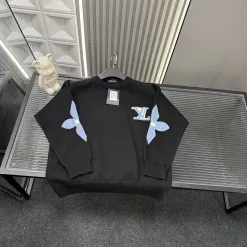 Bestseller Louis Vuitton Pullover im schwarzen Logo-Stil