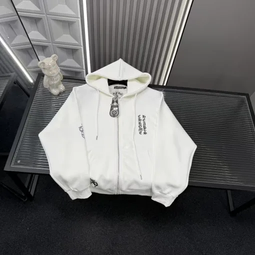 Luxus Chrome Hearts Sweatshirt Weiß Style