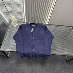 Premium Ralph Lauren Pullover Navy Bestickt Luxus