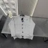 Hochwertige Ralph Lauren Pullover im grauen bestickten Stil