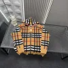 Luxus-Burberry-Jacken Gestreifter Luxus