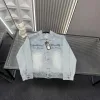 Luxus Louis Vuitton Jacken Blue Denim Washed Luxury