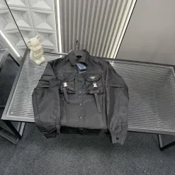 Bestseller Prada Mantel Schwarz Luxus
