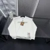 Luxus-Sweatshirts von Burberry im weißen Stickerei-Stil