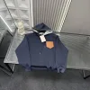 Meistverkaufte Dior Sweatshirts Navy Leder bestickt Stil
