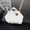 Hochwertige Dior Sweatshirts aus weißer Lederstickerei-Kollektion