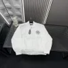 Premium Chrome Hearts Mantel im weißen Logo-Stil