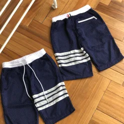 Luxus Thom Browne Shorts Navy Casual Luxury