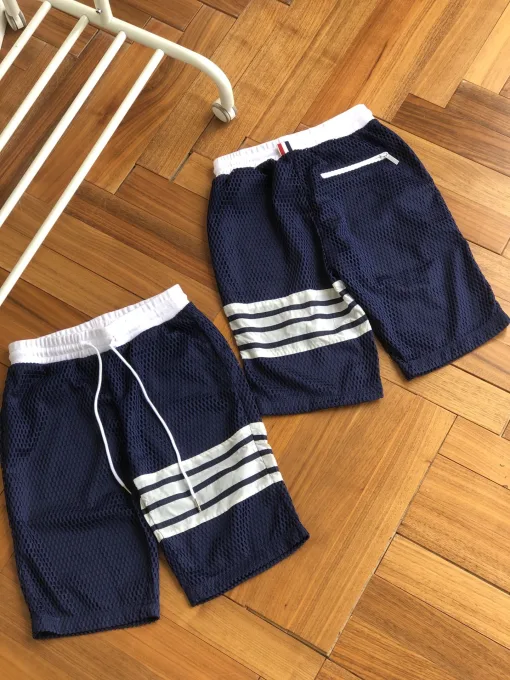 Luxus Thom Browne Shorts Navy Casual Luxury