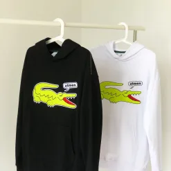 Bestseller Lacoste Sweatshirts Schwarzes Logo Luxus