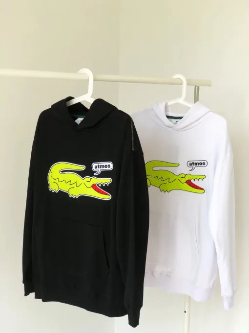 Bestseller Lacoste Sweatshirts Schwarzes Logo Luxus