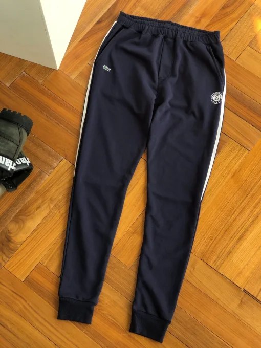 Luxus Lacoste Jogginghose Navy Baumwolle Luxus