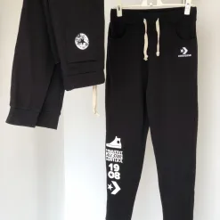 Bestseller Converse Jogginghose Schwarz Baumwolle Bestickt Luxus