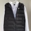 Premium Moncler Weste Schwarz Satin Luxus