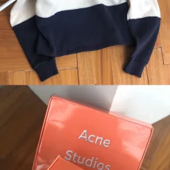 Premium Acne Studios Hoodie im Streifenstil