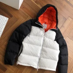 Premium Qualität Moncler Daunenjacken Schwarz Patchwork Stil