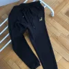 Premium Lacoste Jogginghose Schwarz Baumwolle Casual Kollektion