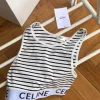 Hochwertige Hosenträger im Streifenstil von Celine