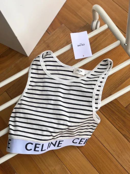 Hochwertige Hosenträger im Streifenstil von Celine