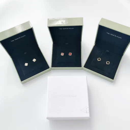 Bestseller Van Cleef & Arpels Ohrringe Silber Classic Collection