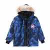Meistverkaufte Canada Goose Jacken im blauen Camouflage-Stil