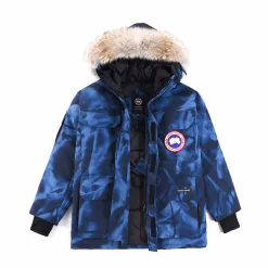 Meistverkaufte Canada Goose Jacken im blauen Camouflage-Stil