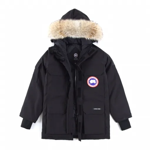 Premium Qualität Canada Goose Jacken Schwarz Klassisch Luxus