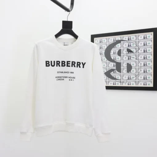 Bestseller Burberry Hoodie Schwarz Baumwolle Klassische Kollektion