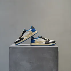 Hochwertige Jordan Sneakers Weiß Leder Luxus