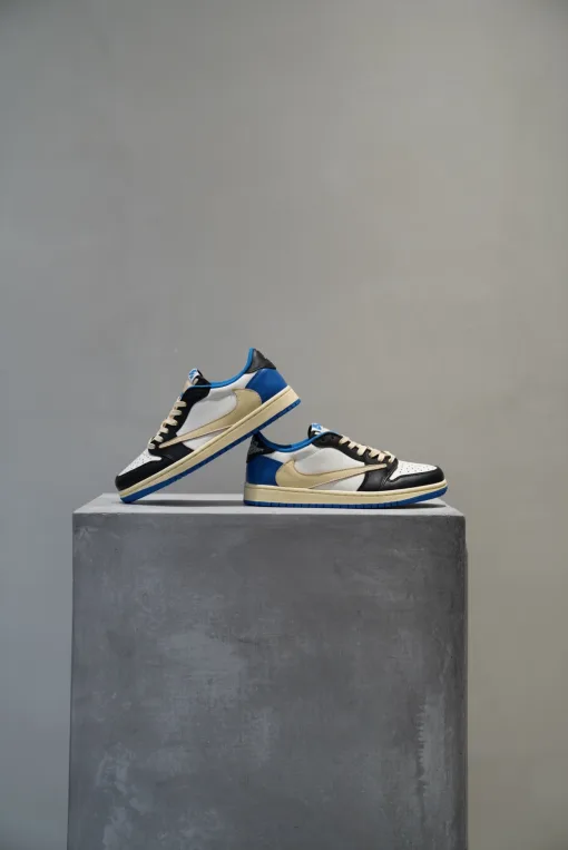 Hochwertige Jordan Sneakers Weiß Leder Luxus