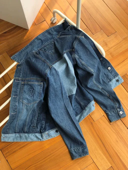 Premium Tommy Jeans Jacken Denim Patchwork Style