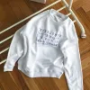 Hochwertiger Margiela Hoodie im weißen Stickerei-Stil