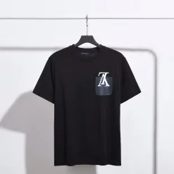 Meistverkaufte Louis Vuitton Kurzarm Baumwolle Klassischer Luxus