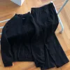 Premium Balenciaga Sweatshirt Schwarze Baumwollstickerei Kollektion