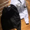 Hochwertige Stone Island Sweatshirts im White Washed Style
