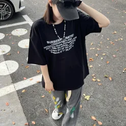 Premium Qualität Burberry Kurzarm Print Luxus