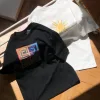 Premium Givenchy Kurzarm Schwarz Baumwolle Logo Luxus