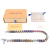 Meistverkaufte Louis Vuitton Halskette Blau Monogramm Luxus