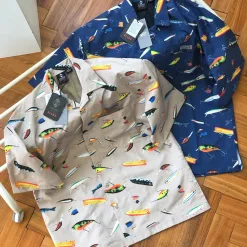 Premium Columbia Kurzarm Khaki Print Luxus