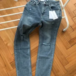 Luxus-Jeans von Calvin Klein im Blue Denim Washed Style