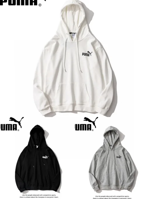 Premium Puma Sweatshirt Schwarzer Baumwollstil