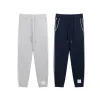 Hochwertige Thom Browne Hose Blau Klassisch Luxus