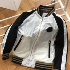 Luxus Moncler Mantel Grün Polyester Kollektion