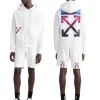 Meistverkaufte Off-White Sweatshirts Weiße Baumwolle Klassischer Stil