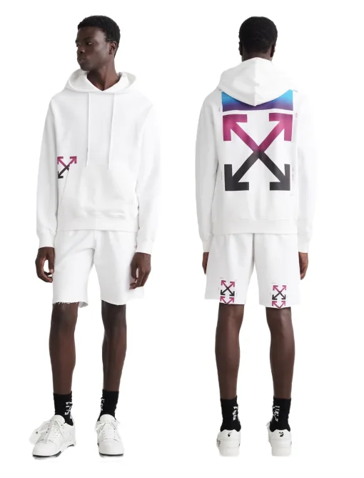 Meistverkaufte Off-White Sweatshirts Weiße Baumwolle Klassischer Stil