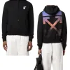 Meistverkaufte Off-White Sweatshirts Weiß Baumwolle Farbverlauf Luxus